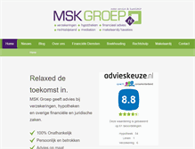 Tablet Screenshot of mskgroep.nl